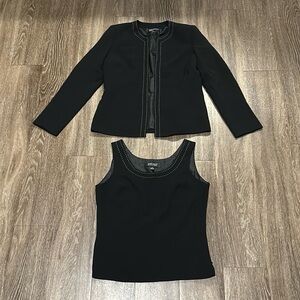 Kasper blazer and top set